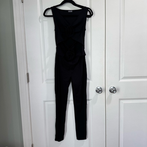 FP Movement Rosette Onesie One-Piece Black Yoga Workout Jumpsuit S - Picture 5 of 15